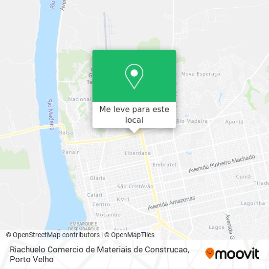 Riachuelo Comercio de Materiais de Construcao mapa