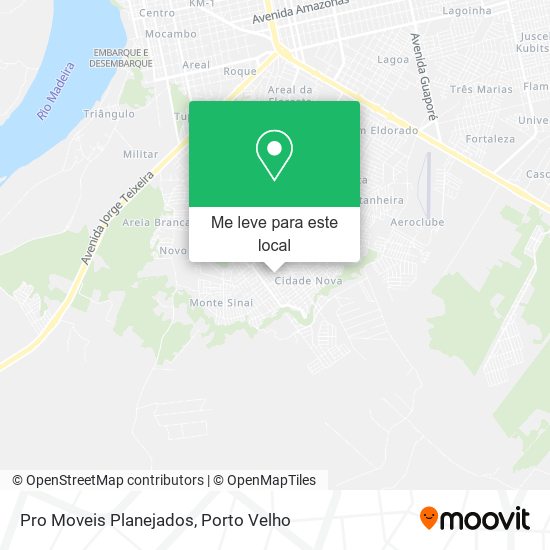 Pro Moveis Planejados mapa