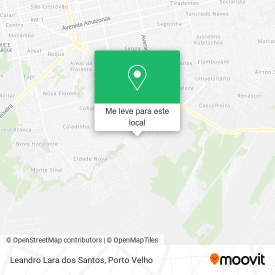 Leandro Lara dos Santos mapa
