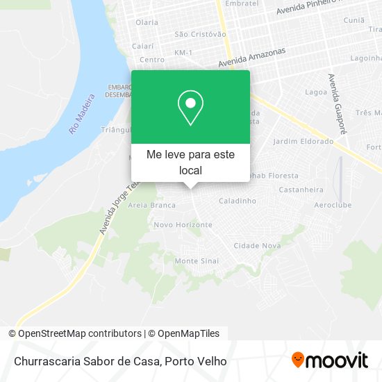 Churrascaria Sabor de Casa mapa