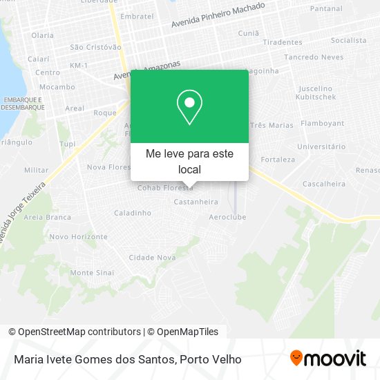 Maria Ivete Gomes dos Santos mapa