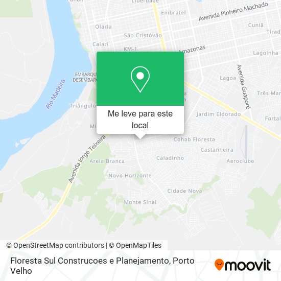 Floresta Sul Construcoes e Planejamento mapa
