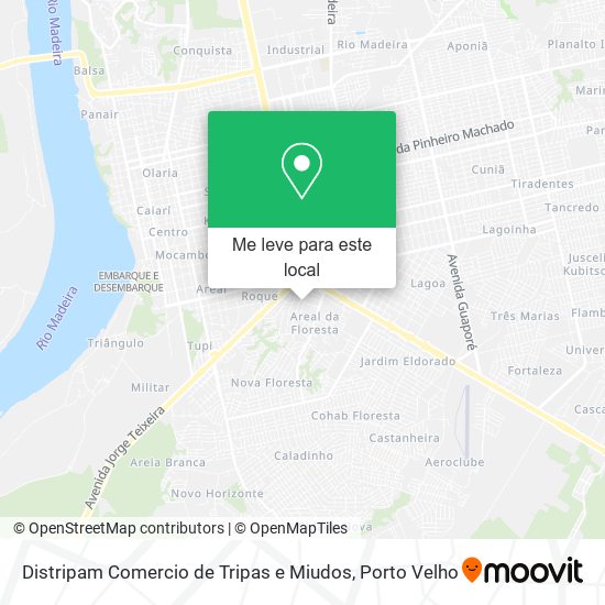 Distripam Comercio de Tripas e Miudos mapa