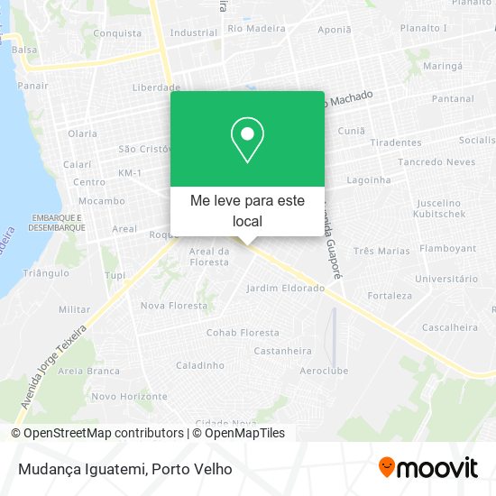 Mudança Iguatemi mapa