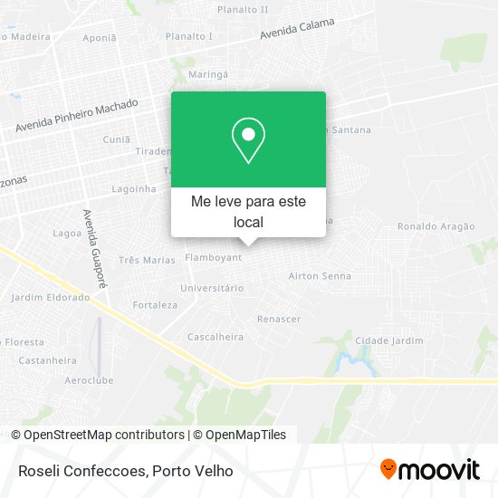 Roseli Confeccoes mapa