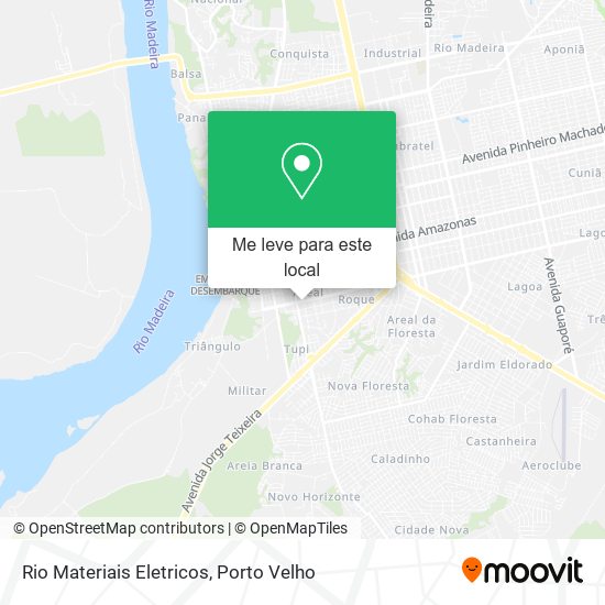 Rio Materiais Eletricos mapa