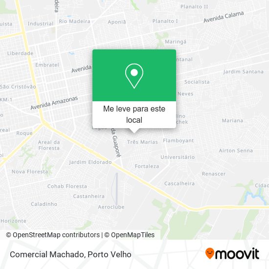 Comercial Machado mapa