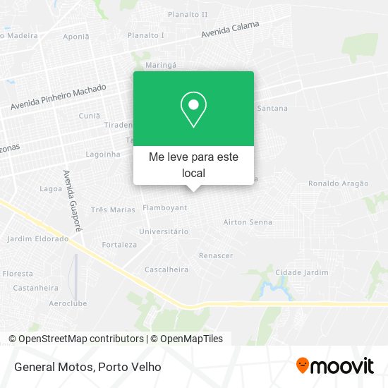 General Motos mapa