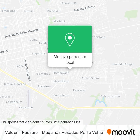 Valdenir Passarelli Maquinas Pesadas mapa