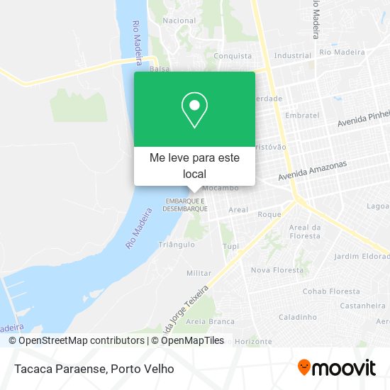 Tacaca Paraense mapa