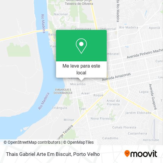 Thais Gabriel Arte Em Biscuit mapa