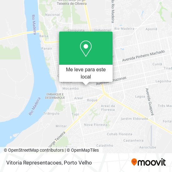 Vitoria Representacoes mapa