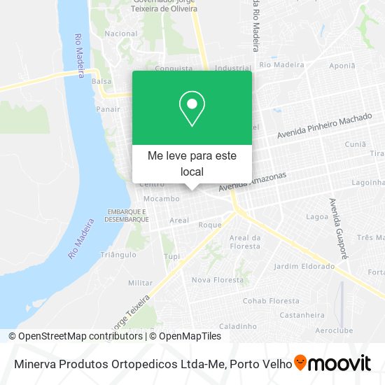 Minerva Produtos Ortopedicos Ltda-Me mapa