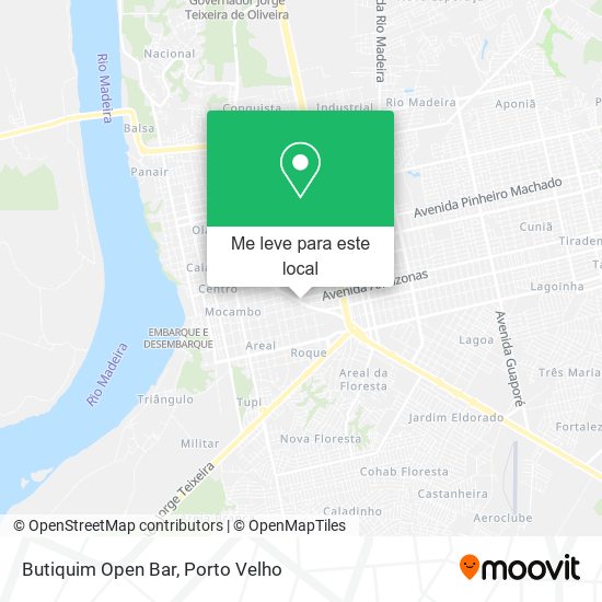 Butiquim Open Bar mapa
