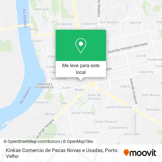 Kinkas Comercio de Pecas Novas e Usadas mapa