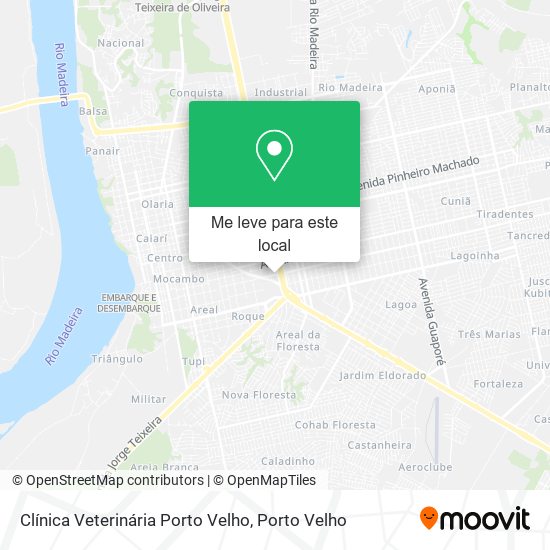 Clínica Veterinária Porto Velho mapa