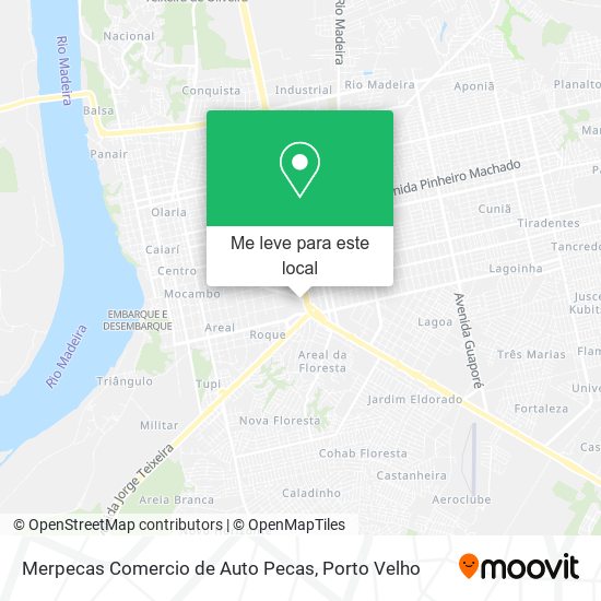 Merpecas Comercio de Auto Pecas mapa