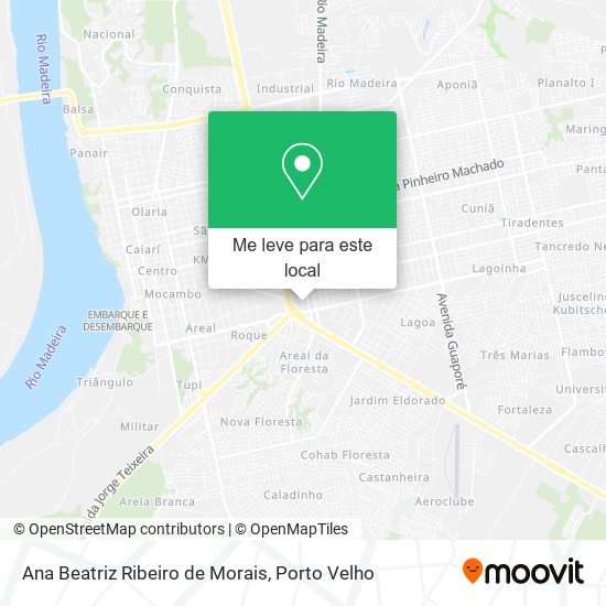 Ana Beatriz Ribeiro de Morais mapa