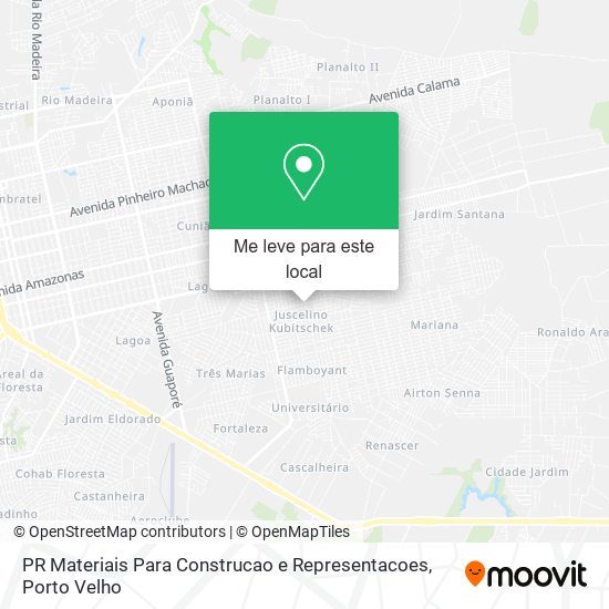 PR Materiais Para Construcao e Representacoes mapa