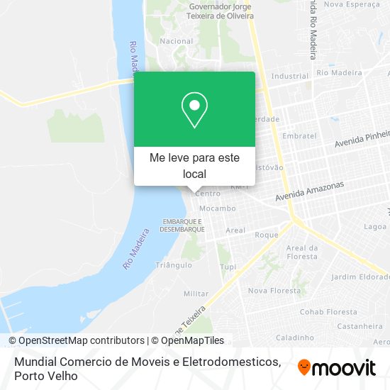 Mundial Comercio de Moveis e Eletrodomesticos mapa