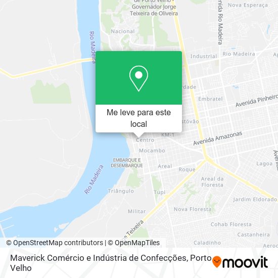 Maverick Comércio e Indústria de Confecções mapa