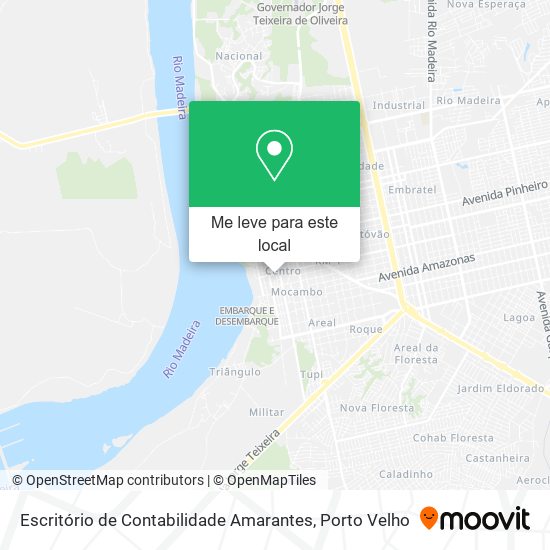 Escritório de Contabilidade Amarantes mapa