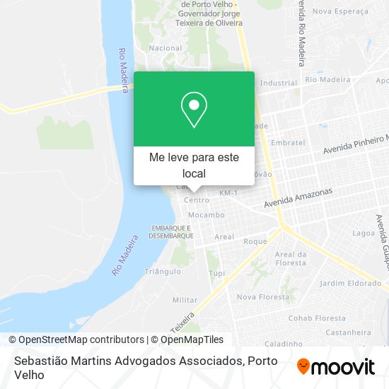 Sebastião Martins Advogados Associados mapa