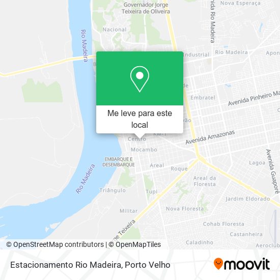 Estacionamento Rio Madeira mapa