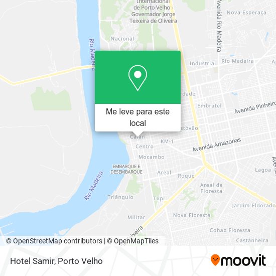 Hotel Samir mapa