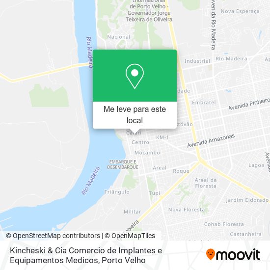 Kincheski & Cia Comercio de Implantes e Equipamentos Medicos mapa