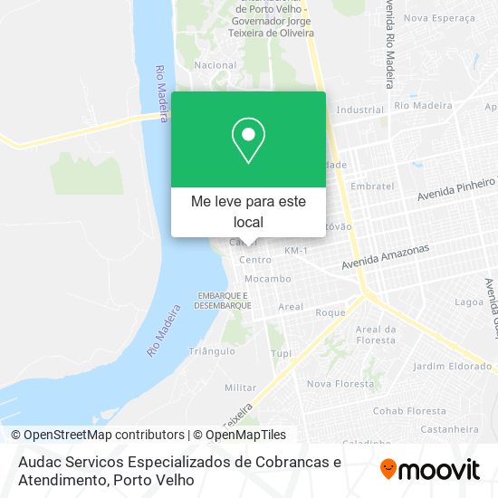 Audac Servicos Especializados de Cobrancas e Atendimento mapa