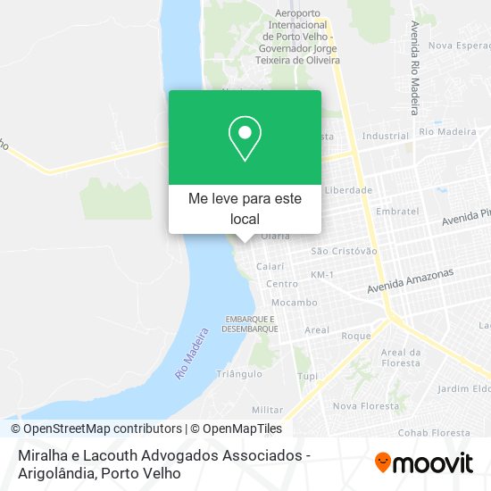 Miralha e Lacouth Advogados Associados - Arigolândia mapa