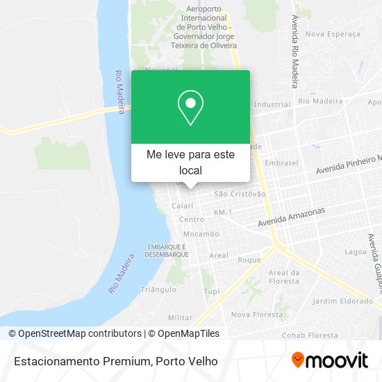 Estacionamento Premium mapa