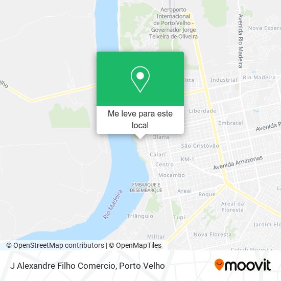 J Alexandre Filho Comercio mapa