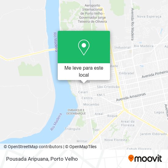 Pousada Aripuana mapa