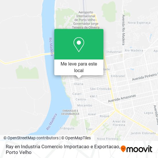 Ray en Industria Comercio Importacao e Exportacao mapa