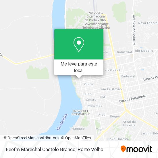 Eeefm Marechal Castelo Branco mapa