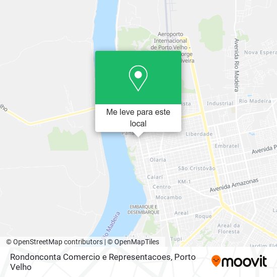 Rondonconta Comercio e Representacoes mapa