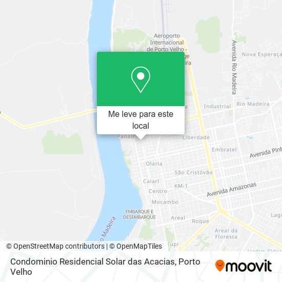 Condominio Residencial Solar das Acacias mapa