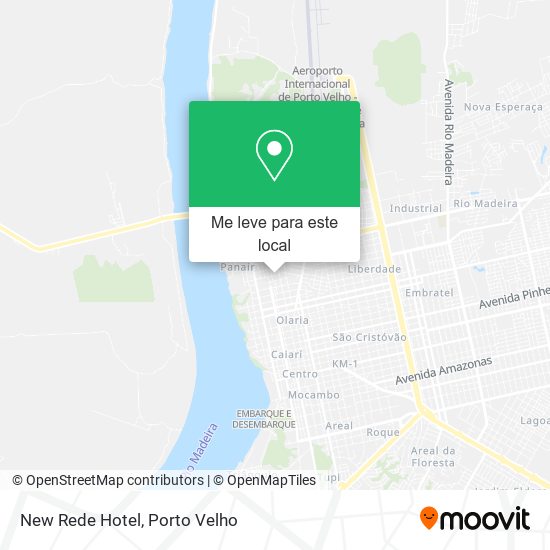 New Rede Hotel mapa