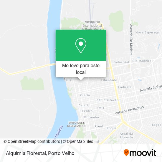 Alquimia Florestal mapa