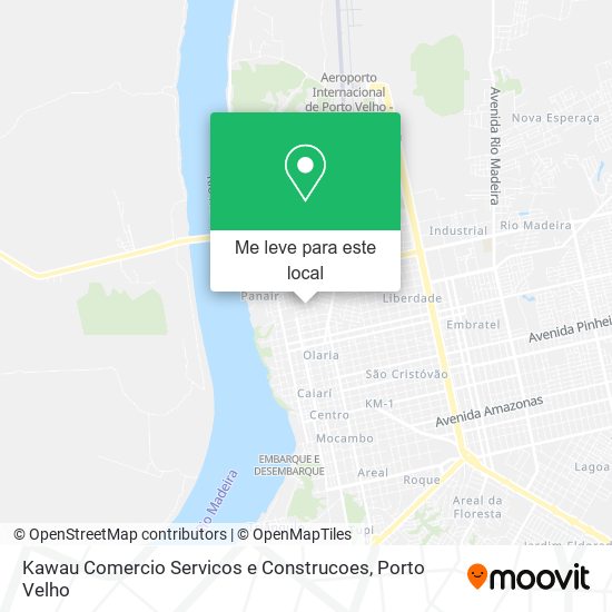 Kawau Comercio Servicos e Construcoes mapa