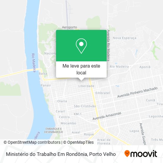 Ministério do Trabalho Em Rondônia mapa