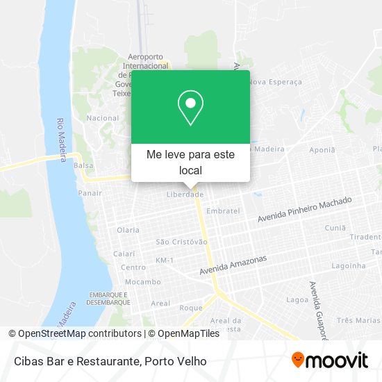 Cibas Bar e Restaurante mapa