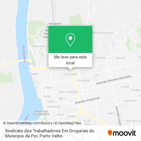 Sindicato dos Trabalhadores Em Drogarias do Municipio de Por mapa