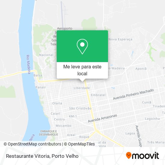 Restaurante Vitoria mapa