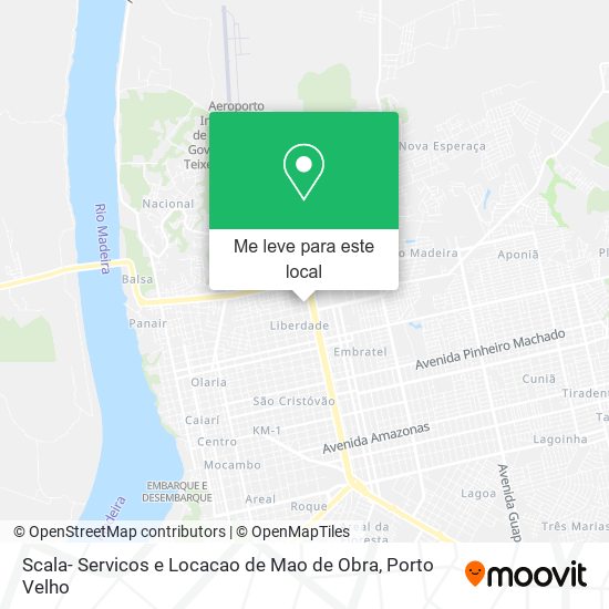 Scala- Servicos e Locacao de Mao de Obra mapa