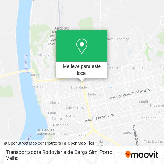 Transportadora Rodoviaria de Carga Slm mapa