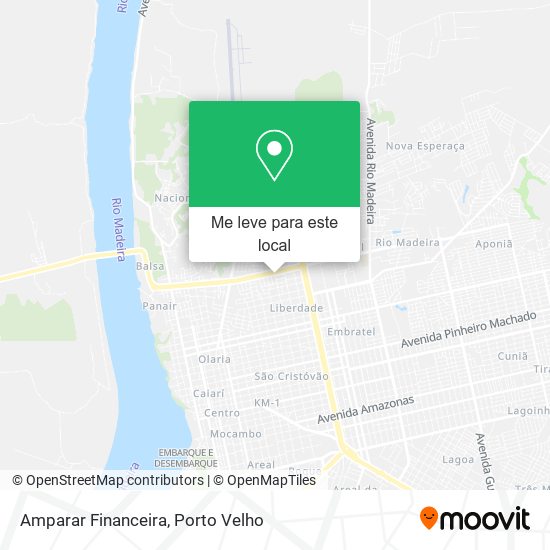 Amparar Financeira mapa