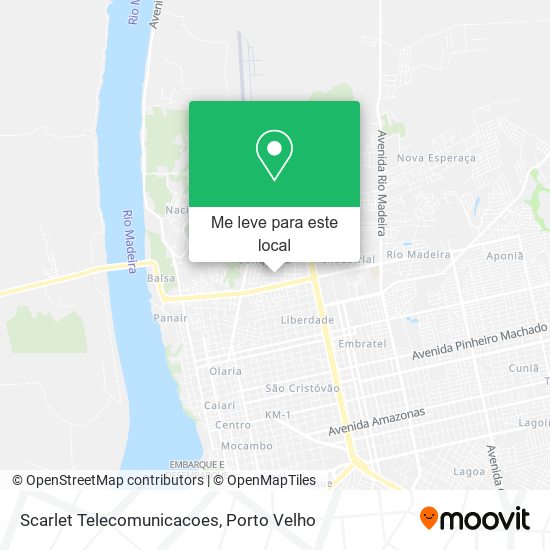 Scarlet Telecomunicacoes mapa